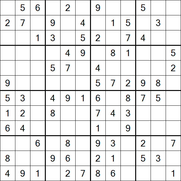 Butterfly Sudoku - Medium