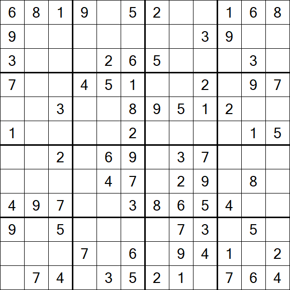 Butterfly Sudoku - Medium