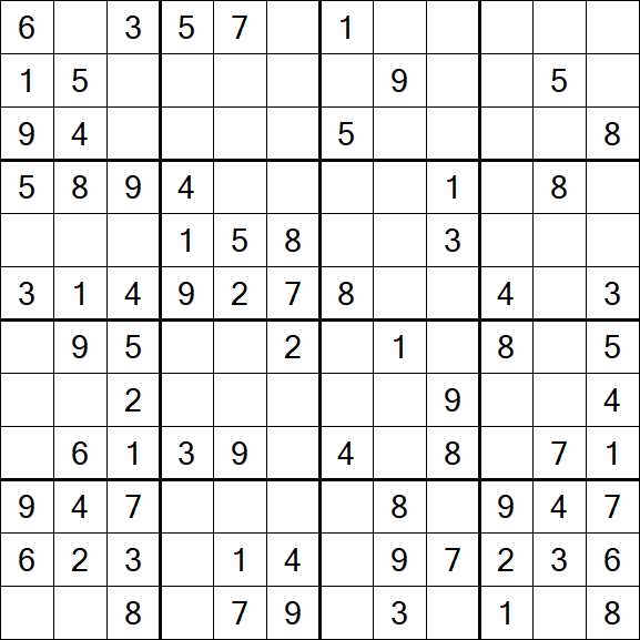 Butterfly Sudoku - Medium
