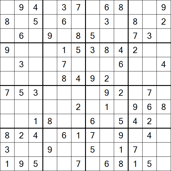 Butterfly Sudoku - Medium