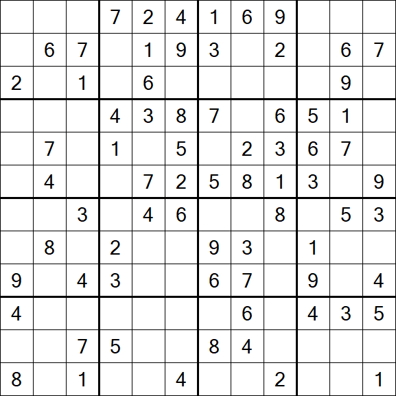Butterfly Sudoku - Medium