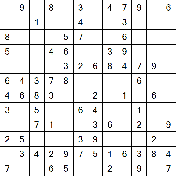 Butterfly Sudoku - Medium