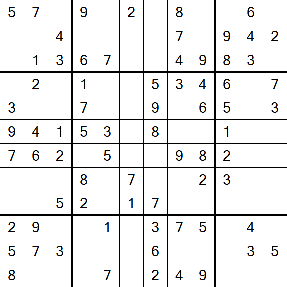 Butterfly Sudoku - Medium