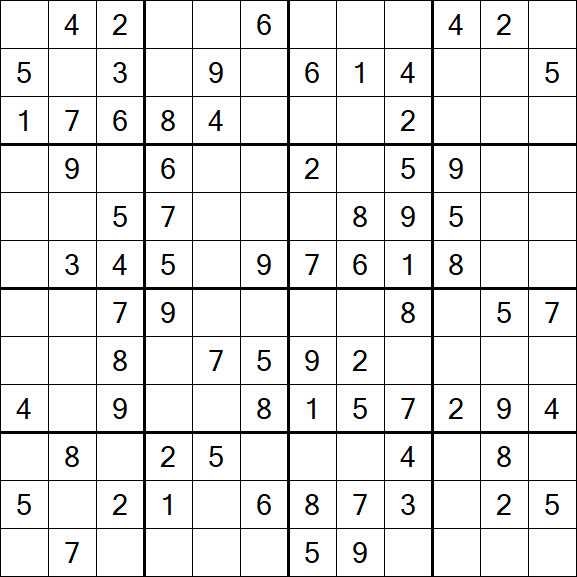 Butterfly Sudoku - Medium