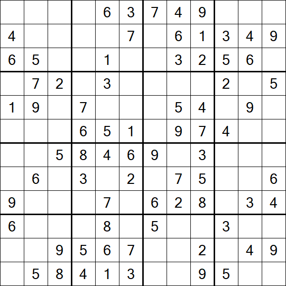 Butterfly Sudoku - Medium
