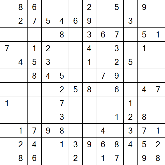 Butterfly Sudoku - Medium