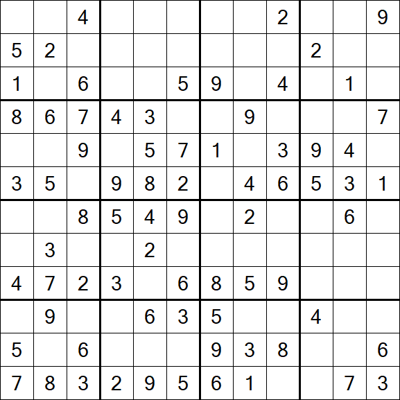 Butterfly Sudoku - Medium