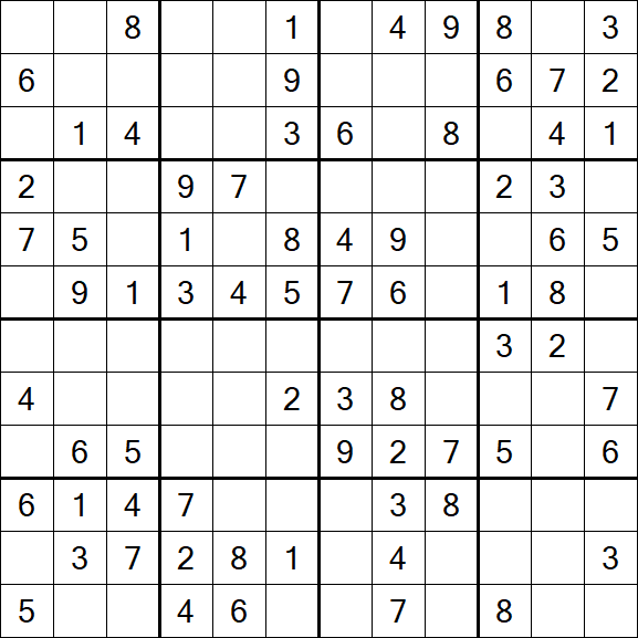 Butterfly Sudoku - Medium