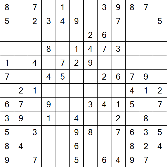 Butterfly Sudoku - Médio