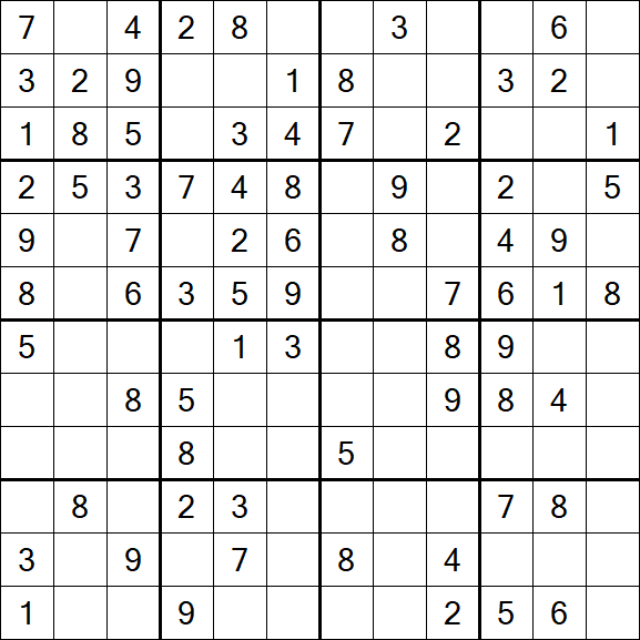Butterfly Sudoku - Medium