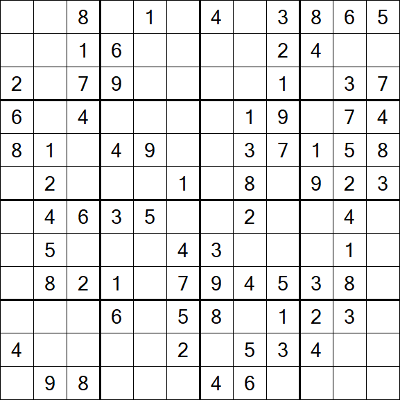 Butterfly Sudoku - Medium