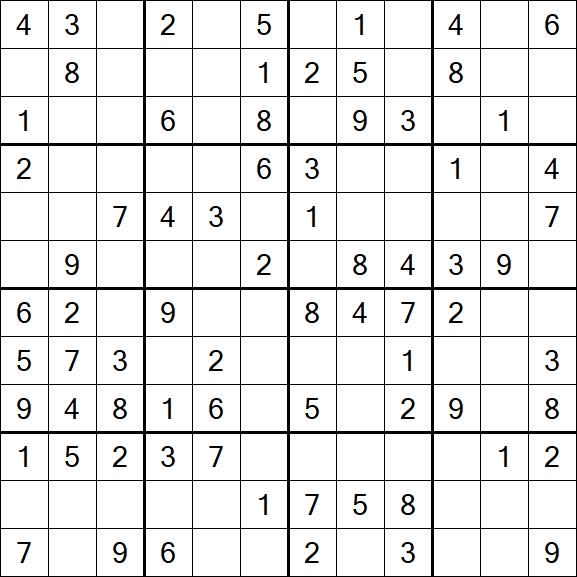 Butterfly Sudoku - Medium