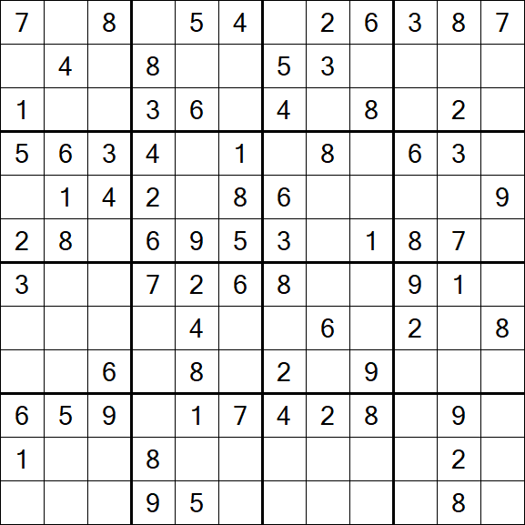 Butterfly Sudoku - Medium