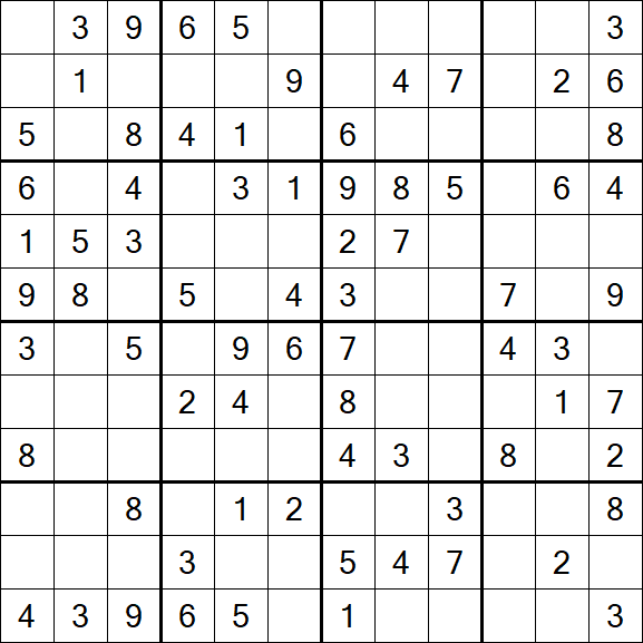 Butterfly Sudoku - Medium