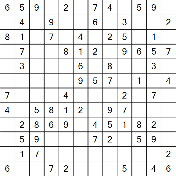 Butterfly Sudoku - Medium
