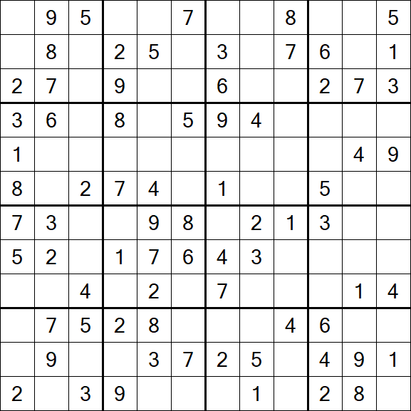 Butterfly Sudoku - Medium