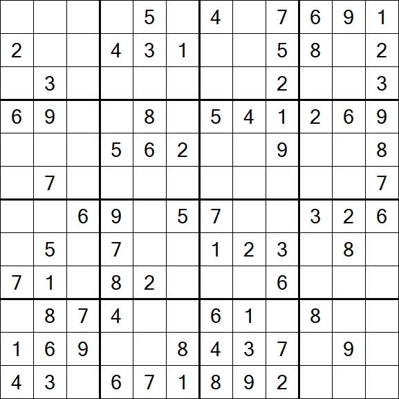 Butterfly Sudoku - Medium