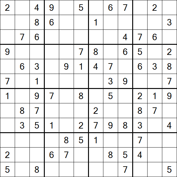 Butterfly Sudoku - Medium