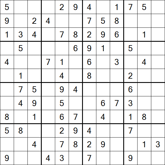 Butterfly Sudoku - Medium