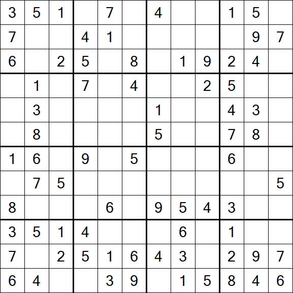 Butterfly Sudoku - Medium