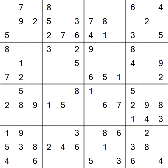 Butterfly Sudoku - Medium