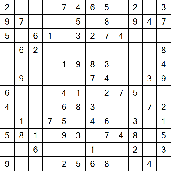 Butterfly Sudoku - Medium