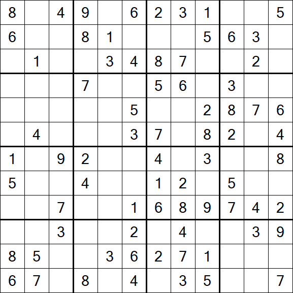 Butterfly Sudoku - Medium