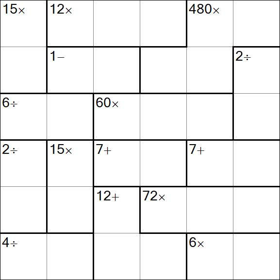 Calcudoku - Easy
