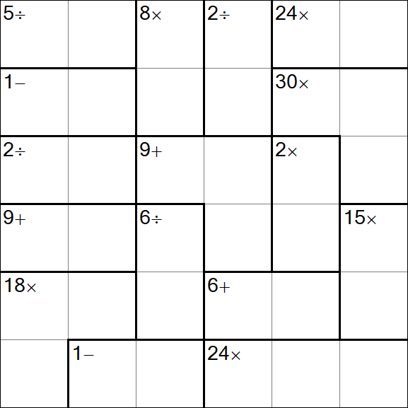 Calcudoku - Easy