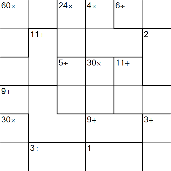Calcudoku - Easy
