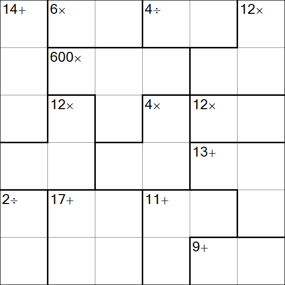 Calcudoku - Easy