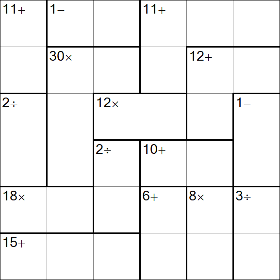 Calcudoku - Simple
