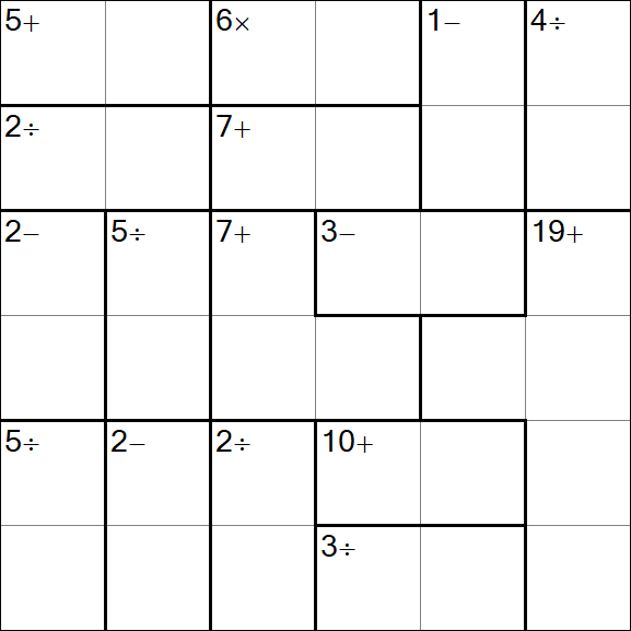 Calcudoku - Simple