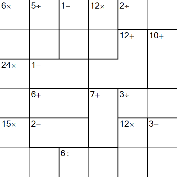 Calcudoku - Easy