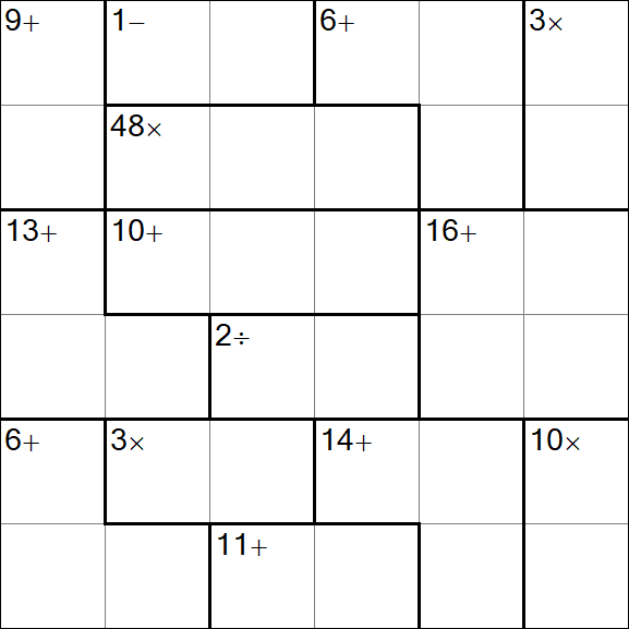 Calcudoku - Easy