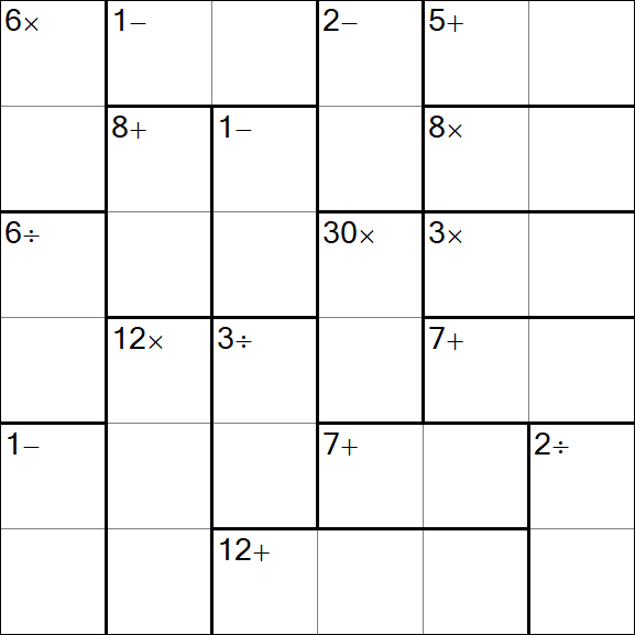 Calcudoku - Easy