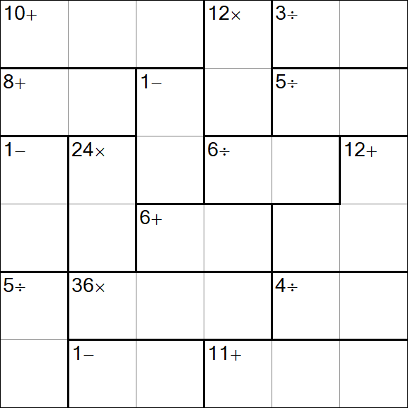 Calcudoku - Simple