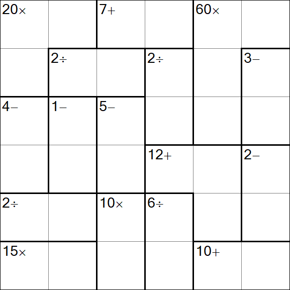 Calcudoku - Simple