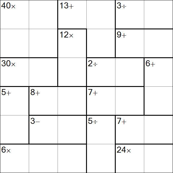 Calcudoku - Simple