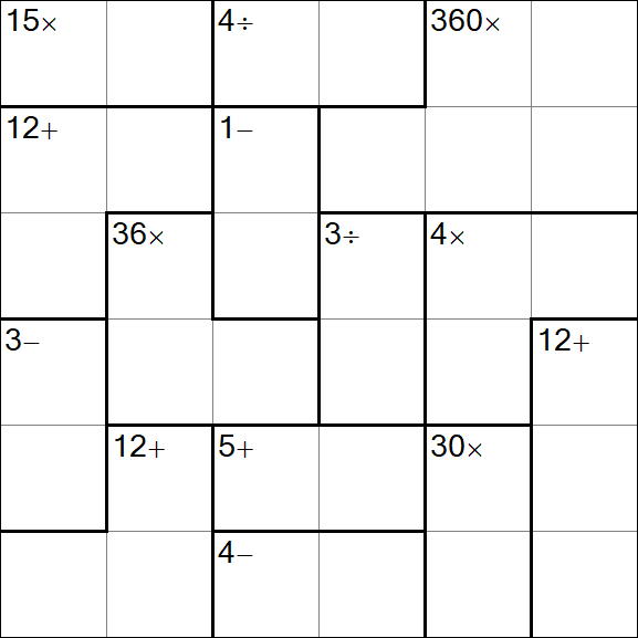 Calcudoku - Simple