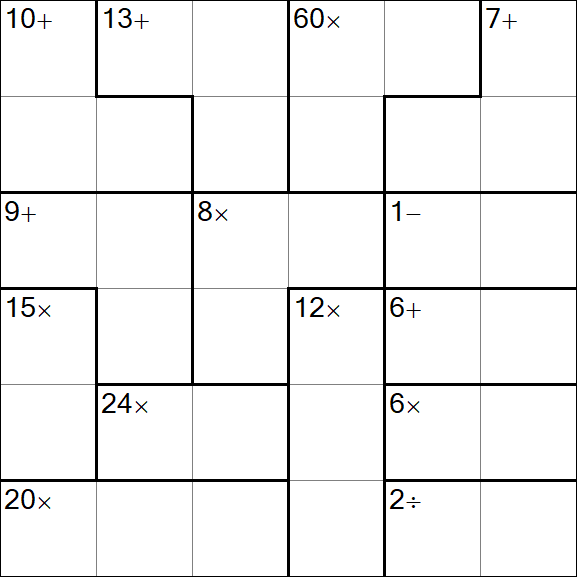 Calcudoku - Simple