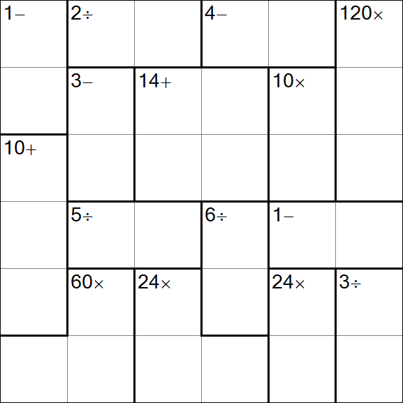 Calcudoku - Simple
