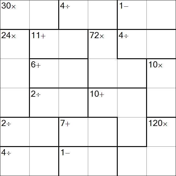 Calcudoku - Simple