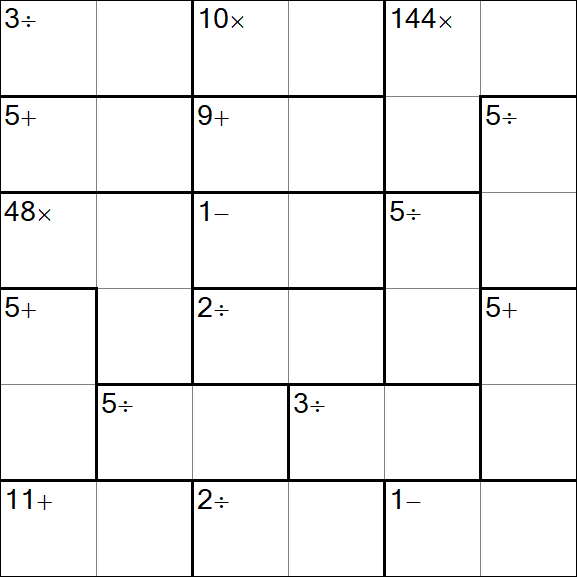 Calcudoku - Simple
