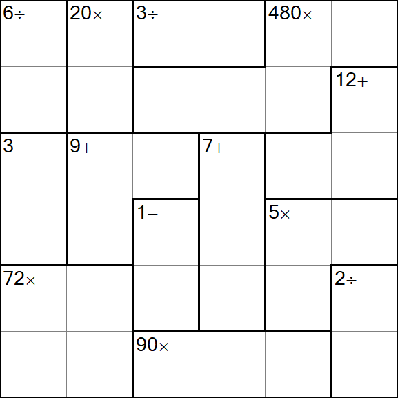 Calcudoku - Simple