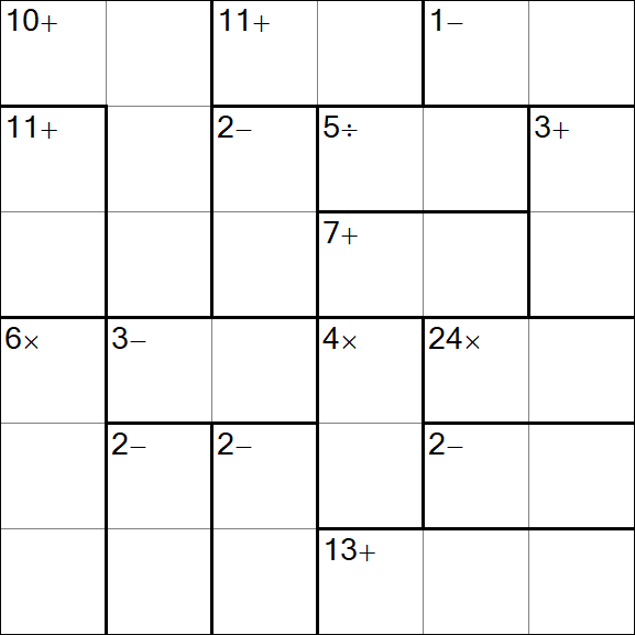 Calcudoku - Simple