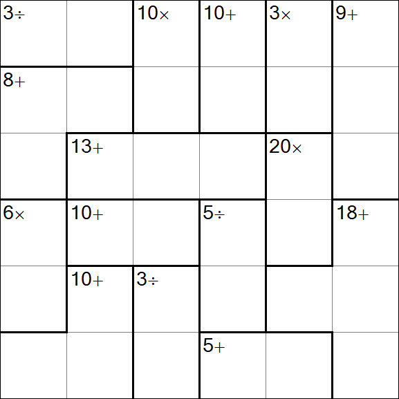 Calcudoku - Simple