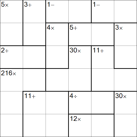 Calcudoku - Simple
