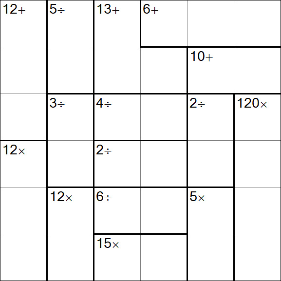 Calcudoku - Simple