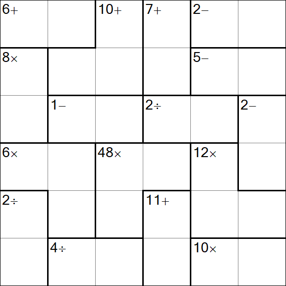 Calcudoku - Simple